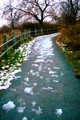 The icy trail of doom!